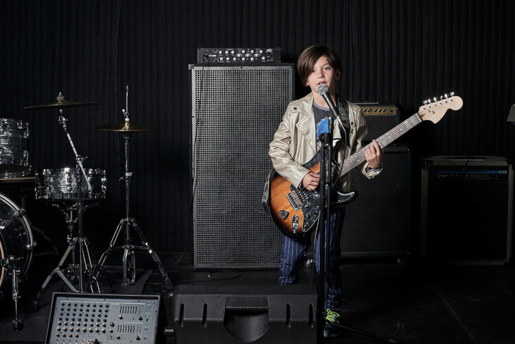 School of Rock teaches music programs for 6 to 7 year olds.